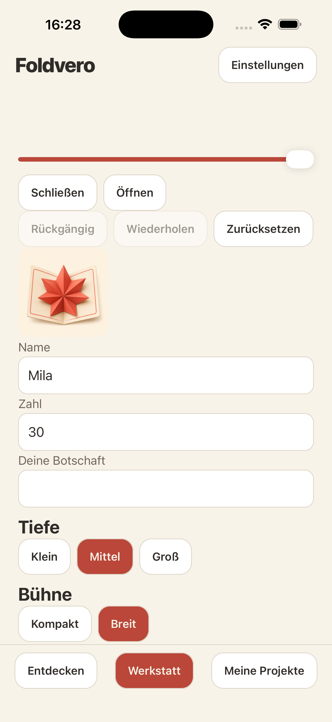 Foldvero – iPhone Screenshot 2