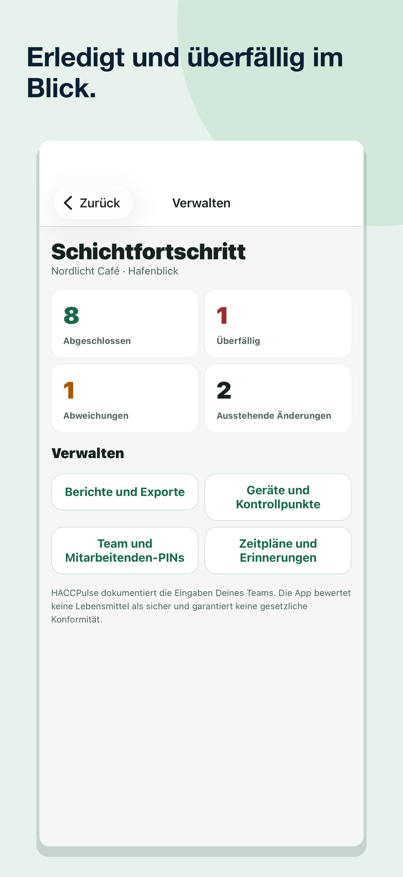 HACCPulse – iPhone Screenshot 8