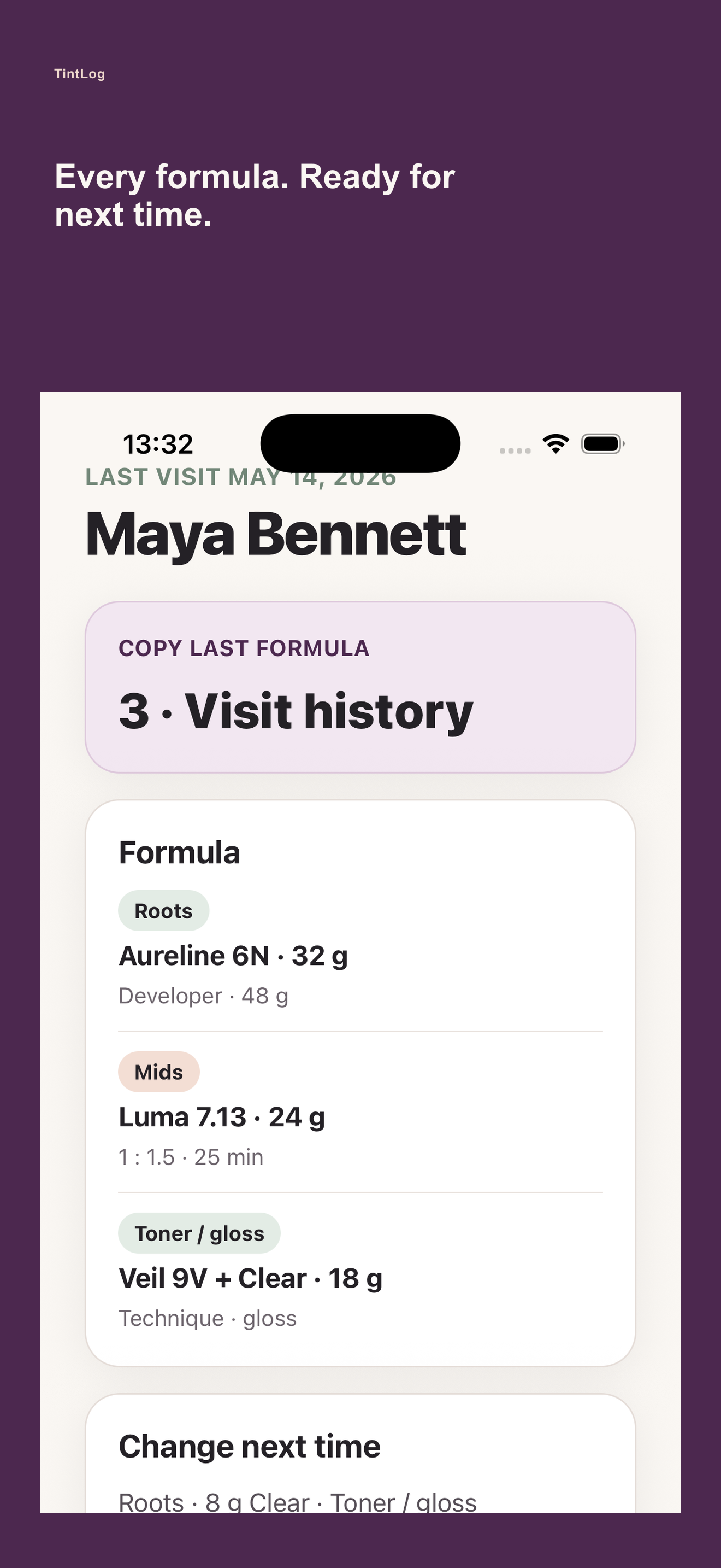 TintLog: Open your client